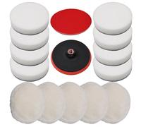 VidaXL Set de Esponjas de Pulido 180mm 14 Piezas