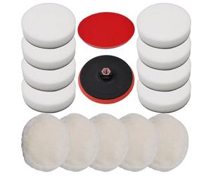 VidaXL Set de Esponjas de Pulido 180mm 14 Piezas