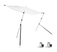 vidaXL Set de toldo T-Top extensión Blanco 174x205x(115-194) cm, toldo T-Top extensión, Kit de toldo de Barco, extensión T-Top, Kit de extensión T-Top