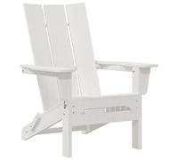 vidaXL Silla Adirondack Plegable Blanca 74.5x80.5x90 cm HDPE