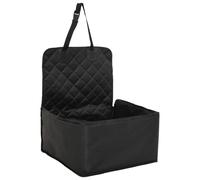 vidaXL Silla de coche para perros negro 45x45x25/55 cm