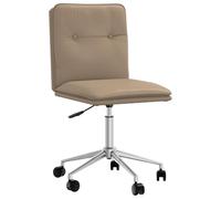 vidaXL Silla de Comedor Capuchino Cuero sintético, Silla, Silla de Sala de Estar, Silla Decorativa, Silla de Cocina, Asiento de Comedor