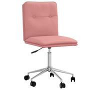 vidaXL Silla de Comedor Cuero sintético Rosa, Silla, Silla de Sala de Estar, Silla Decorativa, Silla de Cocina, Asiento de Comedor, Silla Auxiliar