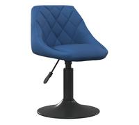 Vidaxl silla de comedor de terciopelo azul