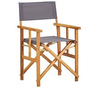 Silla De Director De Madera Maciza De Acacia Vidaxl