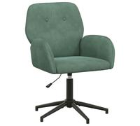 vidaXL Silla de Escritorio giratoria 54 x 55 x 90 cm Verde Mar