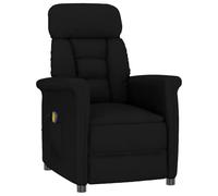 vidaXL Silla de masaje Negro 70.5 x 96.5 x 95 cm Cuero sintético, Sillón moderno, ergonómico con masaje, reclinable, relax y estilo para tu casa, ¡perfecto para descansar