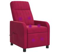 vidaXL Silla de masajes reclinable Rojo Vino Pwned_by_LORD666_YWH