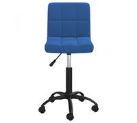 VidaXL Silla de Oficina Giratoria de Terciopelo Azul