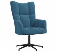 vidaXL - Silla de relajación, silla de relajación, asiento de relajación, silla de descanso, sala de estar, interior, color azul