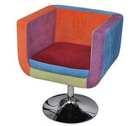 Sillón Con Diseño De Cubo De Retales De Tejido Vidaxl