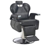 vidaXL Silla Peluquería Giratoria Cuero PE Sillón Barbería Cortar Pelo Barba