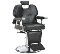 vidaXL Silla Peluquería Giratoria Cuero PE Sillón Barbería Cortar Pelo Barba