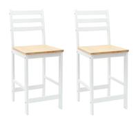 vidaXL Sillas de Comedor 2 pcs 40 x 47,5 x 99,5 cm, Comedor, Moderno, Duradero, Estilos inspirados para Espacios Elegantes, para reuniones Familiares, múltiples Opciones de Color