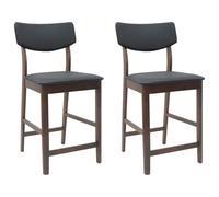 vidaXL Sillas de Comedor 2 pcs Marrón Claro 48 x 49 x 95 cm, Mesas Modernas y Elegantes para Disfrutar de reuniones cálidas con Familia o Amigos en el Comedor
