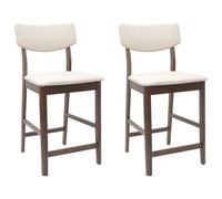 vidaXL Sillas de Comedor 2 pcs Marrón Claro 48 x 49 x 95 cm, Mesas Modernas y Elegantes para Disfrutar de reuniones cálidas con Familia o Amigos en el Comedor
