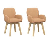 vidaXL Sillas de Comedor giratorias 2 uds. Bou eige