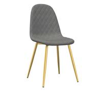 Vidaxl sillas de comedor giratorias 6 uds terciopelo gris claro