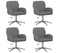 vidaXL Sillas de Escritorio giratorias 4 uds. 54 x 58 x 90 cm Tela