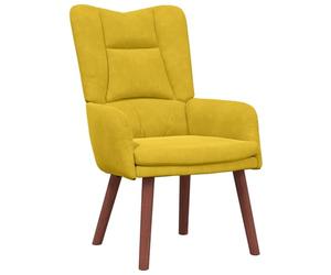 vidaXL sillón Amarillo 63 x 67 x 94 cm Terciopelo
