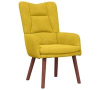 vidaXL sillón Amarillo 63 x 67 x 94 cm Terciopelo, Sillón Moderno, Asientos de Terciopelo, cómodo para Relajarse, Elegante y con Estilo para Sala o Dormitorio