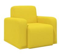vidaXL Sillón Amarillo Claro Tela