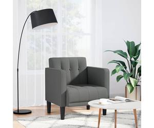 vidaXL Sillón con reposabrazos de tela 53 cm, sofá individual, sofá , sillón de televisión, sofá, asientos de sofá, sofá relajante