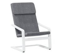 vidaXL Sillón de Relax de Tela – Gris oscuro