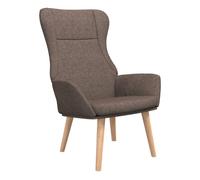 Vidaxl sillón de relax de tela gris taupe