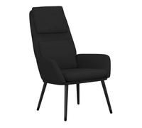 Vidaxl sillón de relax de tela negro