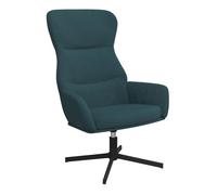 Vidaxl sillón de relax de terciopelo azul