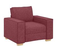 vidaXL Sillón de Tela Color Rojo Vino 100x78x84 cm