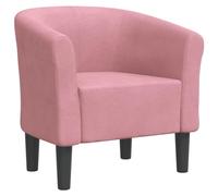 vidaXL Sillón de Terciopelo Rosa