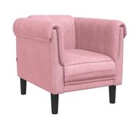 vidaXL Sillón de Terciopelo Rosa