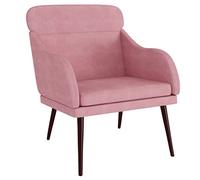 vidaXL Sillón de Terciopelo Rosa 63x76x80 cm