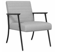 vidaXL sillón Gris Nube 59 x 75 x 78 cm Tela, Sillón Moderno, diseño Rectangular, Estilo Actual con Soporte ergonómico, Ideal para Comodidad y funcionalidad, Espacio Adecuado