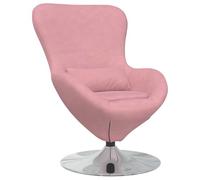vidaXL Sillón Huevo Rosa Terciopelo