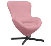 vidaXL sillón Huevo Terciopelo Rosa