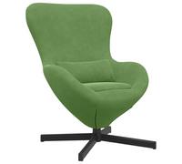 vidaXL Sillón Huevo Terciopelo Verde Claro