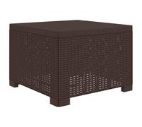 vidaXL Sillón Individual de Jardín Apariencia de Ratan PP Marrón, Sofá Resistente al Clima para jardín, balcón, Invernadero, Patio, Ideal para Disfrutar al Aire Libre