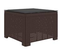 vidaXL Sillón Individual de Jardín con Cojín Apariencia de Ratan PP, Sofá Resistente al Clima para jardín, balcón, Invernadero, Patio, Ideal para Disfrutar al Aire Libre