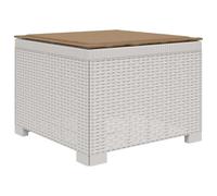 vidaXL Sillón Individual de Jardín con Cojín Apariencia de Ratan PP, Sofá Resistente al Clima para jardín, balcón, Invernadero, Patio, Ideal para Disfrutar al Aire Libre