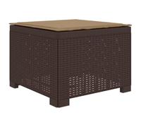 vidaXL Sillón Individual de Jardín con Cojín Apariencia de Ratan PP, Sofá Resistente al Clima para jardín, balcón, Invernadero, Patio, Ideal para Disfrutar al Aire Libre