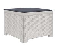 vidaXL Sillón Individual de Jardín con Cojín Apariencia de Ratan PP, Sofá Resistente al Clima para jardín, balcón, Invernadero, Patio, Ideal para Disfrutar al Aire Libre