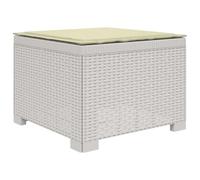vidaXL Sillón Individual de Jardín con Cojín Apariencia de Ratan PP, Sofá Resistente al Clima para jardín, balcón, Invernadero, Patio, Ideal para Disfrutar al Aire Libre
