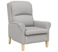 vidaXL Sillón Moderno Gris Nube Tela de Poliéster Mediano