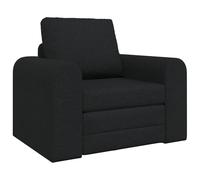 vidaXL Sofá Cama de Piso 2-en-1 Negro 98x71x83 cm Tela