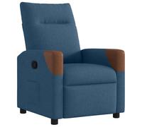 vidaXL Sillón reclinable de Tela Azul, Silla reclinable, sillón reclinable para Ancianos, sillón de sofá, sillón, sillón reclinable para TV
