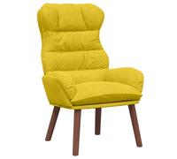 vidaXL Sillón Relajante de Terciopelo Amarillo