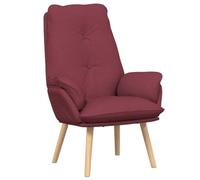 vidaXL Sillón Relajante de Tela Color Vino